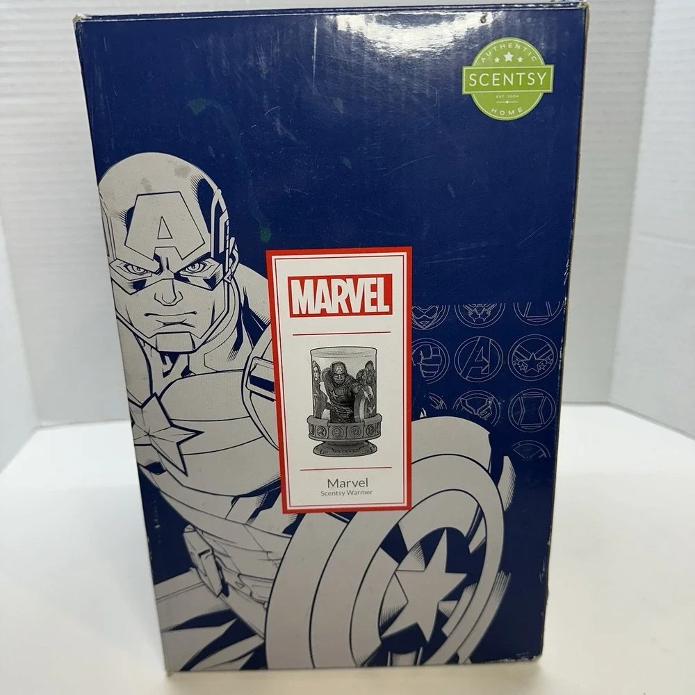 NEW Scentsy Warmer Marvel's Avengers Captain America,hulk,iron Man Retired
